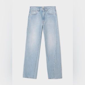 Toteme Twisted Seam Jeans in Light Blue